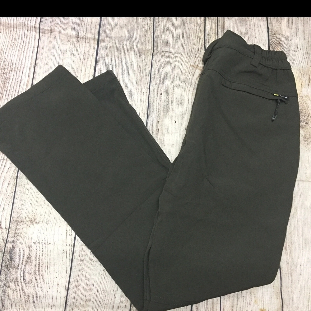 A.P.G Hiking/Trail Pants Color Green Mens Size X-Large Lined